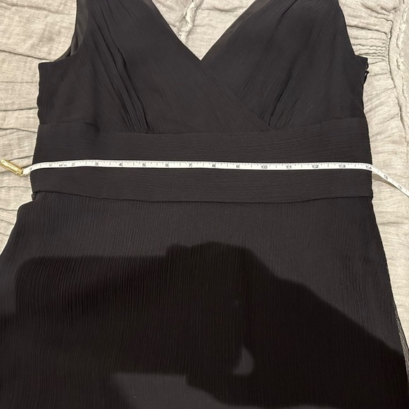 J. Crew silk chiffon Sophia dress (black) - Picture 7 of 8